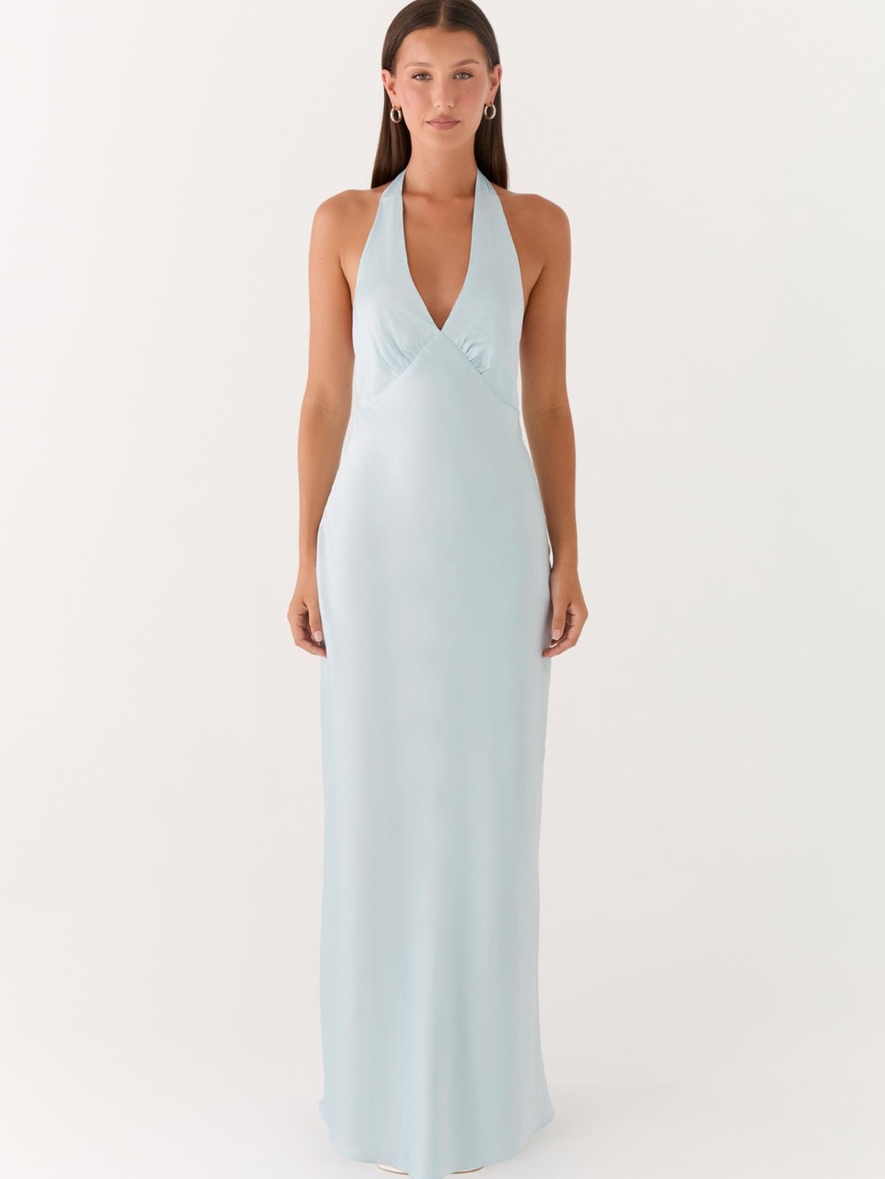 Peppermayo Pale Blue V-Neck Maxi Dress